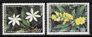 New Caledonia 1990 Flowers set of 2 unmounted mint, SG 90...