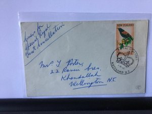 New Zealand 1963 Royal Visit Special Cancel stamps cover Ref R25950