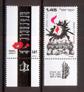 ISRAEL 1975  MNH SC.232/233 War´s memorials