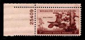 US Stamps #1077 MINT OG NH PLATE SINGLE