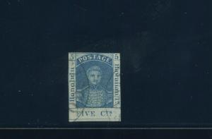 Hawaii Scott 8 King Kamehameha III Used Stamp (Stock Hawaii 8-1)