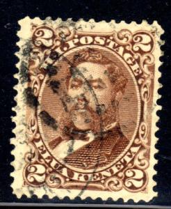 Hawaii #35, later printing, used