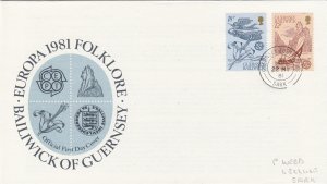 Guernsey Folklore 1981 FDC pmk SARK