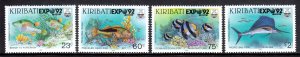 Kiribati - Scott #587-590 - MNH - SCV $9.00