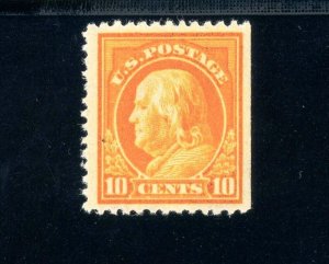 USAstamps Unused VF US 1912 Franklin Scott 416 OG MNH SCV $100