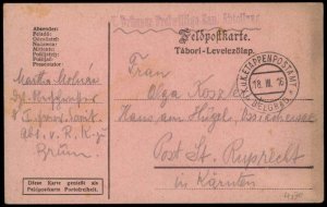 Austria Empire WWI Feldpost KuK Belgrad Serbia Volunteer Medic Freiwillig G68022