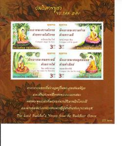 2016 Thailand Vesak Day SS (Scott 2915-18) MNH