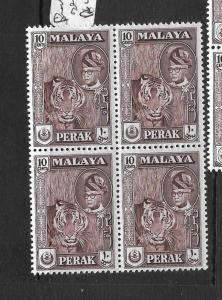 MALAYA PERAK (P0102B) SULTAN 10C  SG  156  BL OF 4  MNH 