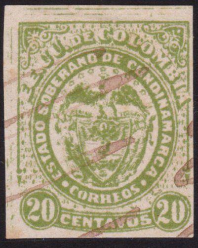 COLOMBIA - an old forgery of a classic stamp ..............................69149