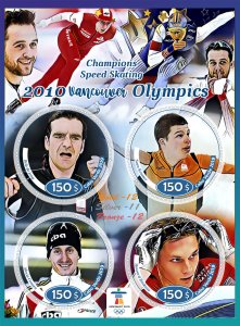 Stamps. Olympic games Vancouver 2010 2019 year 1+1 sheets perforated
