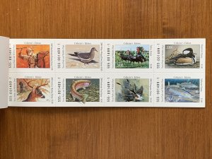 US Texas Parks & Wildlife Dept. 2000 Collector's Edition 8 Stamp Booklet, OGMNH