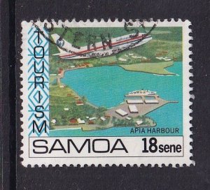 Samoa  #554  used 1981  tourism 18s
