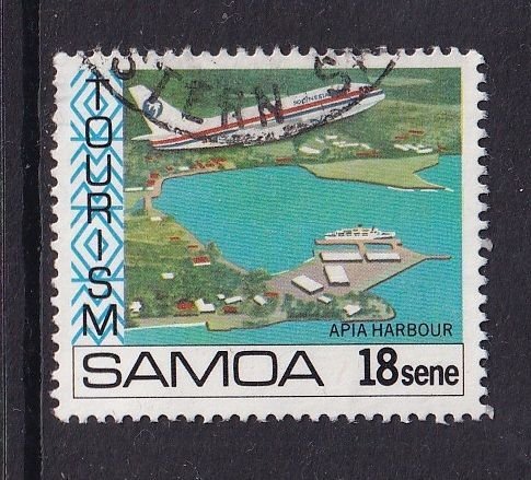 Samoa  #554  used 1981  tourism 18s