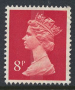 GB  Machin 8p X879  1  center phosphor band Used SC#  MH64  see scan and details