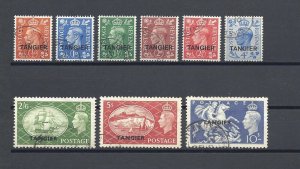 MOROCCO AGENCIES/TANGIER 1950/51 SG 280/88 USED Cat £80