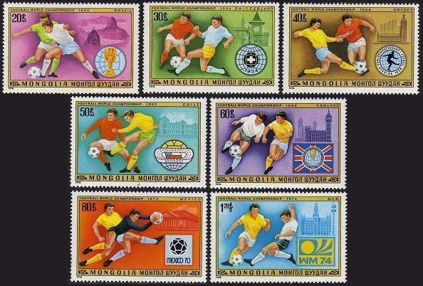 Mongolia 1012-1018,C109,MNH.Mi 1148-1154,Bl.53. World Soccer Cup Argentina-1978.