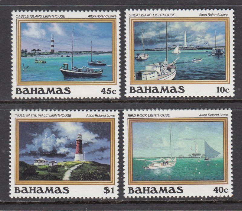 Bahamas 630-633 Lighthouses MNH VF