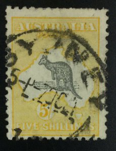 MOMEN: AUSTRALIA SG #42 1918 KANGAROO USED £110 LOT #62303