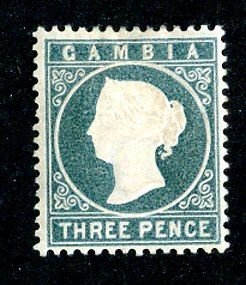 1886 Gambia Sc #16 m* cv.$14 ( 9058 BCXX5 )