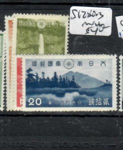 JAPAN    SC 280-283          MNH  PPP1001H