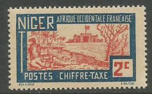 NIGER   #J 9  MH  (1927)