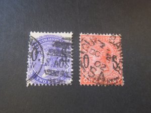 Australia SA 1899 Sc 115-16 FU