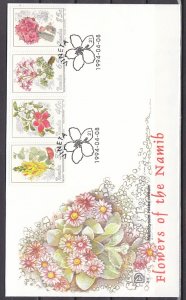 Namibia. Scott cat. 762-765. Flowering Cacti. First day cover. ^