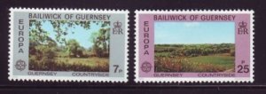 Guernsey Sc 147-148  1977 Europa stamp set mint NH