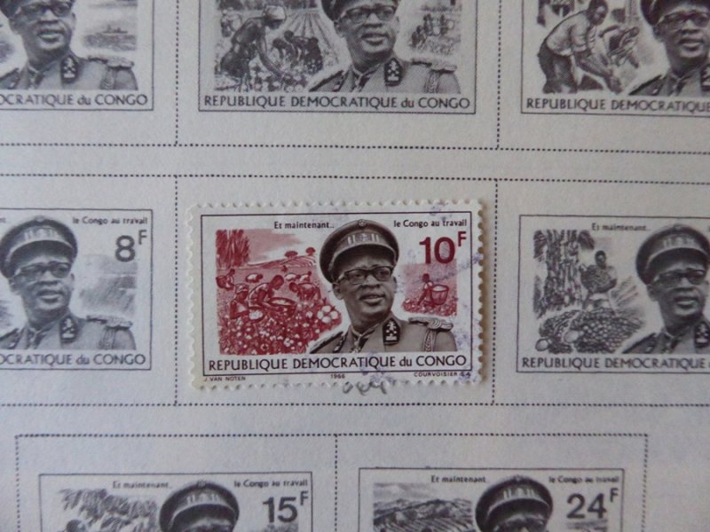 Belgium Congo 1941-1971 Stamp Collection on Alb Pgs