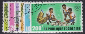 Togo, Scott 838-841, C198-C199, used