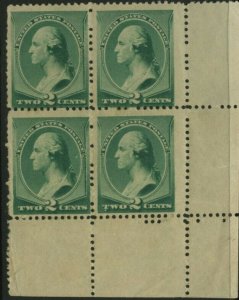 #213 MINT OG NH BLOCK CV $520 BL4757