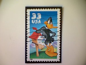 United States, Scott #3306a, used(o), 1999, Daffy Duck, 33¢, multicolored