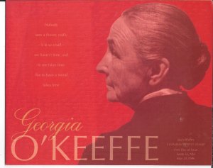 #3069 USPS FDC First Day Ceremony Program Georgia O'Keeffe (12983)