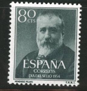 SPAIN Scott 814 MNH** 1954 Pelayo stamp