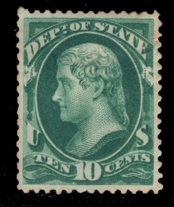 MOMEN: US STAMPS #O62 OFFICIAL MINT OG H $250 LOT #82867*