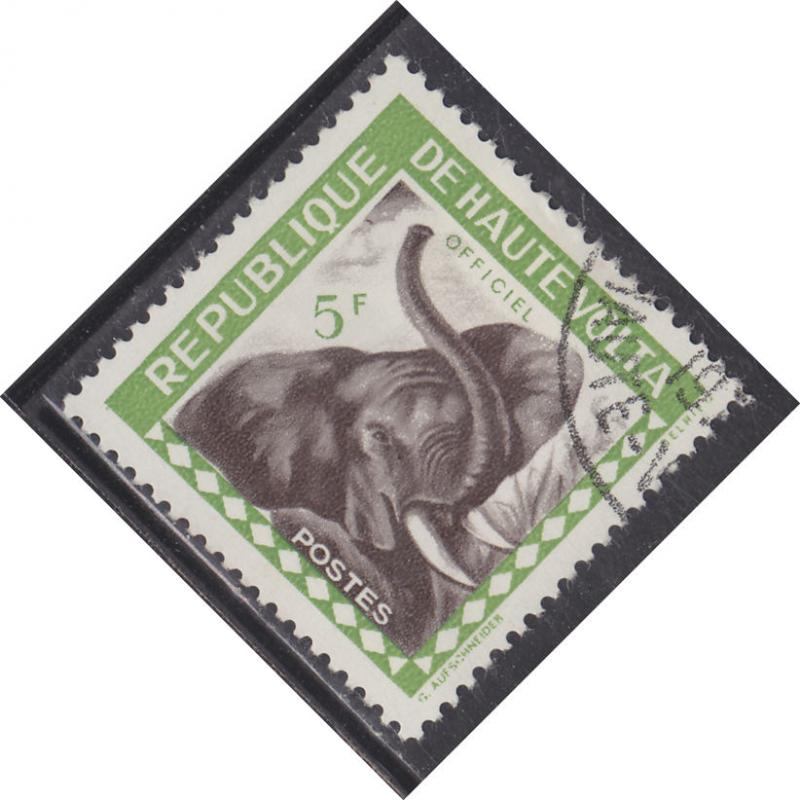 Burkina Faso O2 Elephant 1963