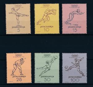 [43876] Yugoslavia 1952 Olympic games Helsinki Swimming Boxing Football MNH