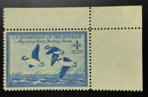 MOMEN: US STAMPS #RW15 DUCK MINT OG NH VF/XF JUMBO LOT #73079