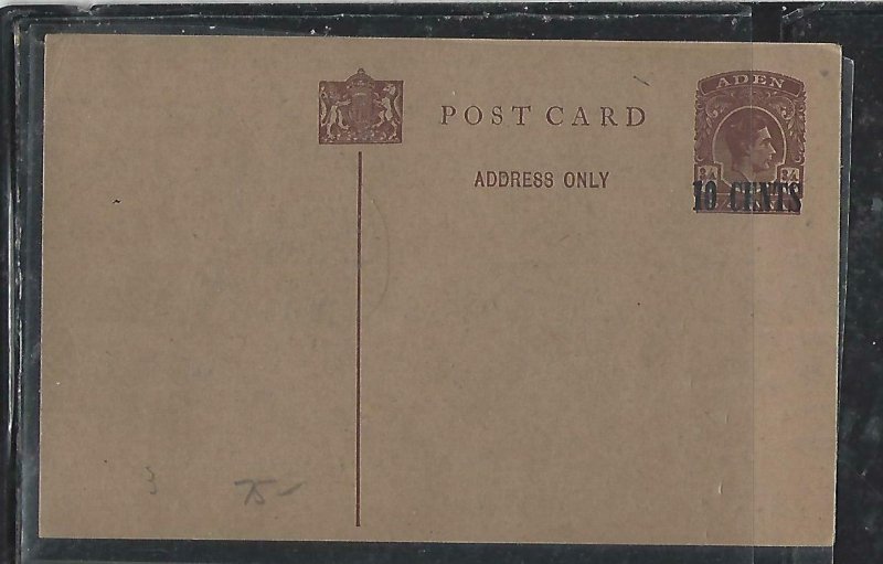 ADEN (P2508B) KGVI 10C/3/4A PSC UNUSED