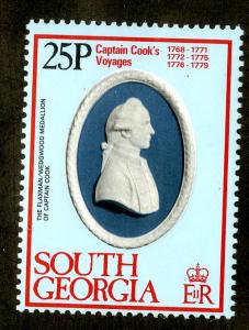 SOUTH GEORGIA  #55  MNH  SCV $2.75 BIN $1.75