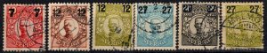 Sweden #99-104  F-VF Used CV $8.90 (X5706)