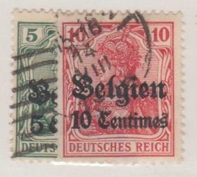 German Occupation - Belgium Scott #N2-N3 Stamp - Used Set