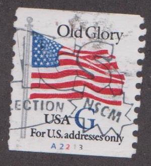 US #2890 Old Glory Used PNC Single Plate #A2213