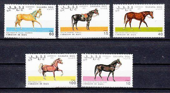 Sahara, 1993 Cinderella issue. Various Horses issue.