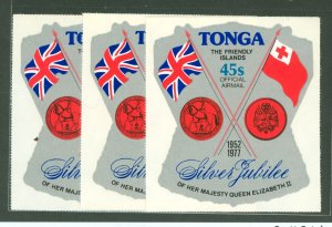 Tonga #CO117-CO119  Single (Complete Set) (Jubilee) (Queen)