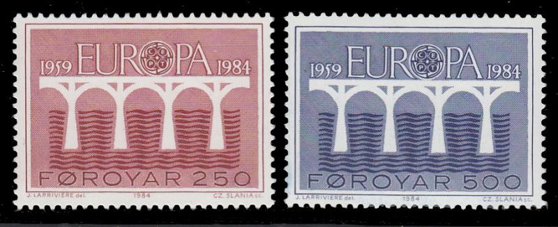 Faroe Islands 106 - 107 MNH