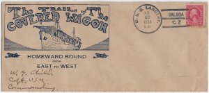 1942 USS Langley CVA-1, Balboa, CZ Homeward Bound signed by CO (N8069)