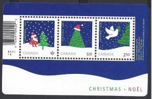 Canada #2954 MNH SS, Christmas 2016, issued 2016
