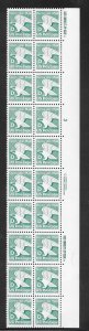 #2111 MNH Plate Block Block of 20