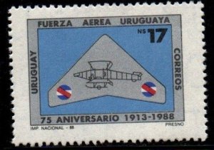 1988 Uruguay Air Force militarism airplane   #1250 ** MNH